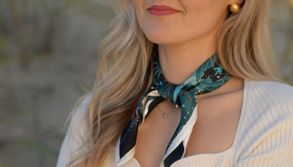 Šilkinės skarelės moterims