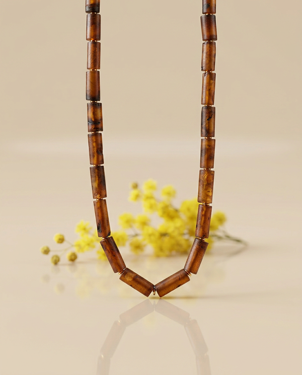 Gintaro vėrinys 50cm