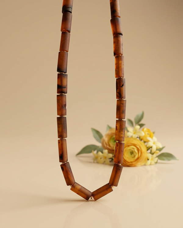 Gintaro vėrinys 50cm