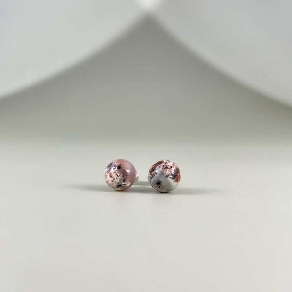 Blizgaus gintaro auskarai vinukai, sidabras 925 "Meteoritai"