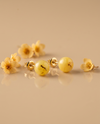 Royal amber wreaths, SILVER or GOLD-PLATED SILVER 925