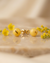Royal amber wreaths, SILVER or GOLD-PLATED SILVER 925