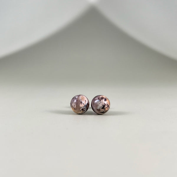 Blizgaus gintaro auskarai vinukai, sidabras 925 "Meteoritai"