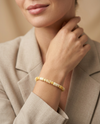 Matte amber bracelet "Black boulders"