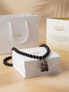 Amber necklace 46cm, silver 925 "Mars amulet"