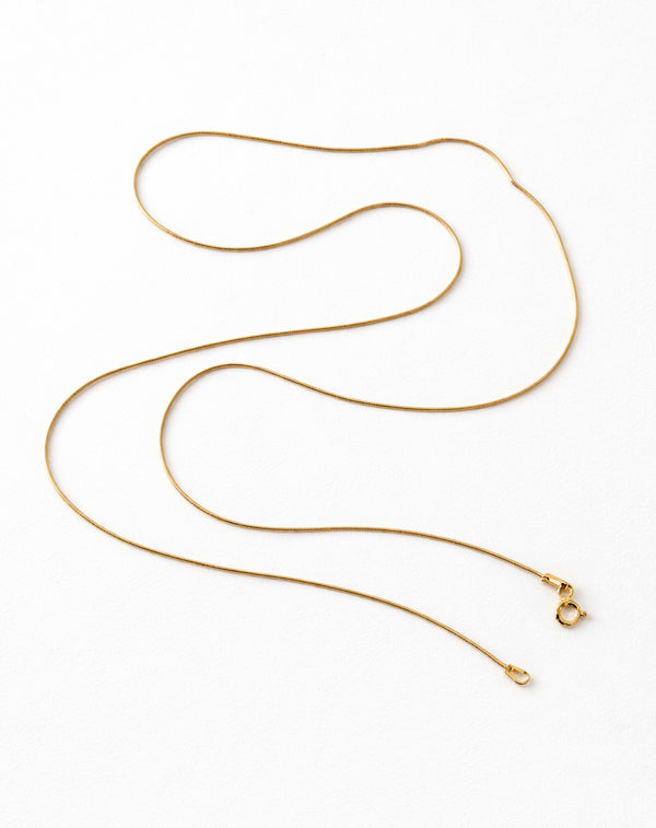 55cm ilgio Auksuota sidabro grandinėlė AG925