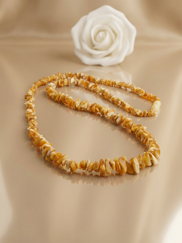 Gintaro vėrinys 70cm "Vasaros šiluma"