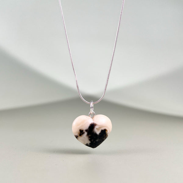 Amber heart, gold-plated silver 925 "Mylimukė"