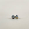 Neblizgaus gintaro auskarai vinukai 10mm skersmens,  sidabras 925 "Visata"