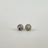 Neblizgaus gintaro auskarai vinukai 10mm skersmens,  sidabras 925 "Visata"