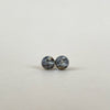 Neblizgaus gintaro auskarai vinukai 10mm skersmens,  sidabras 925 "Visata"