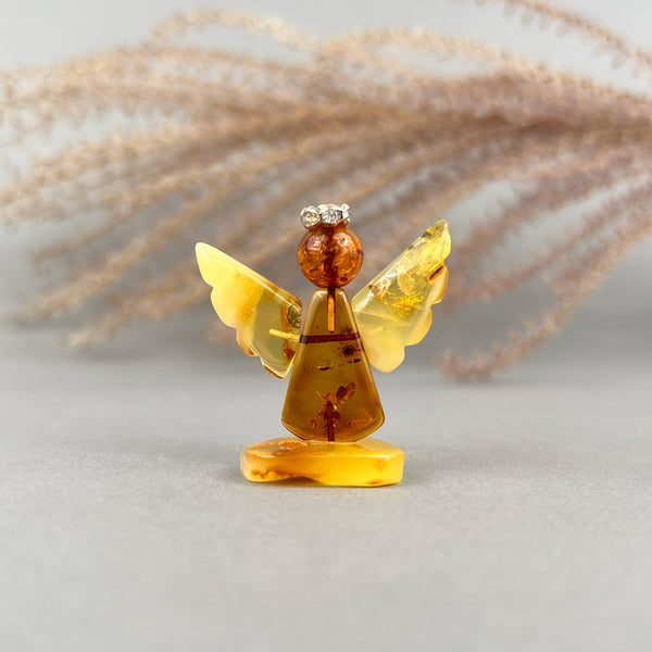 Gintaro angelas-statulėlė "Razielis"