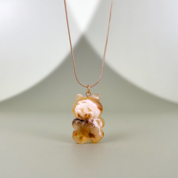 Gintaro pakabukas, auksuotas sidabras 925 "Saulės apkabinimas"