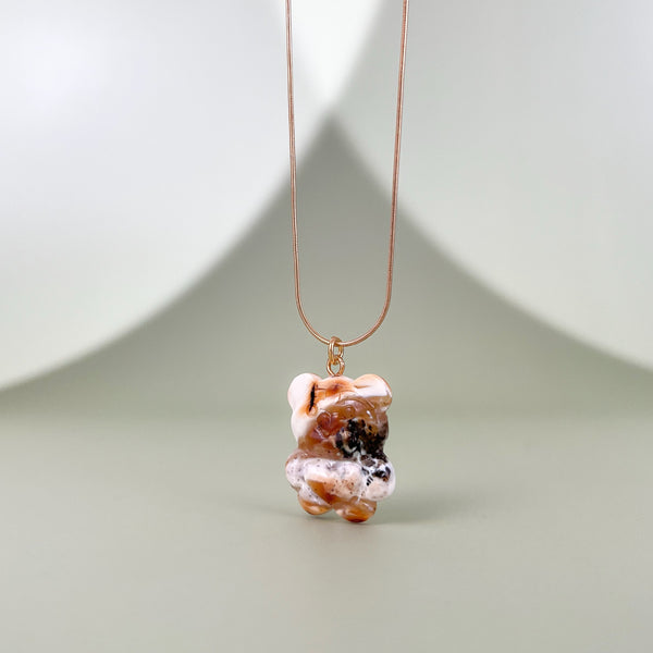 Gintaro pakabukas, auksuotas sidabras 925 "Jaukumo nešėjas"