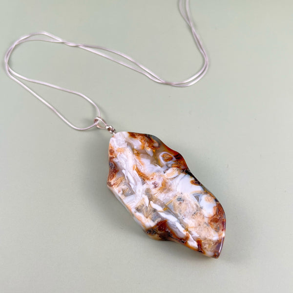 Gintaro pakabukas, sidabras 925 "Baltijos baltasis"