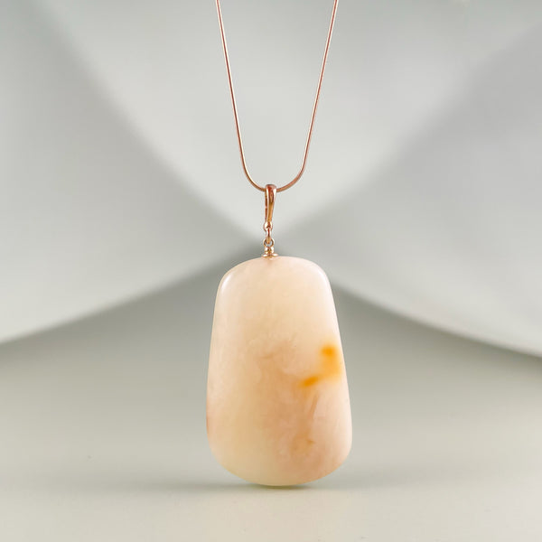 Gintarinis pakabukas, auksuotas sidabras 925 "Melnragė"