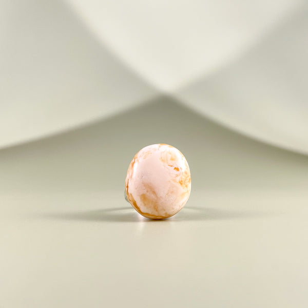 Gintaro žiedas, sidabras 925 "Pūga"