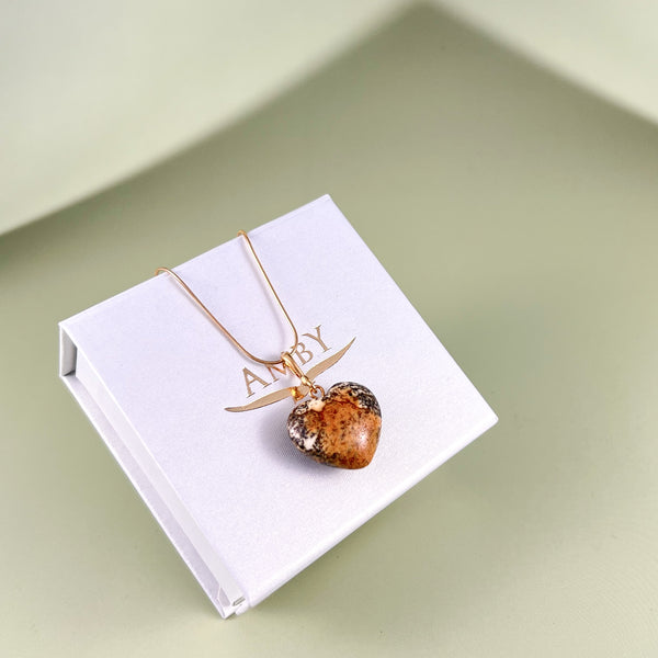 Gintaro pakabukas , auksuotas sidabras 925 "Kirbirkštis"