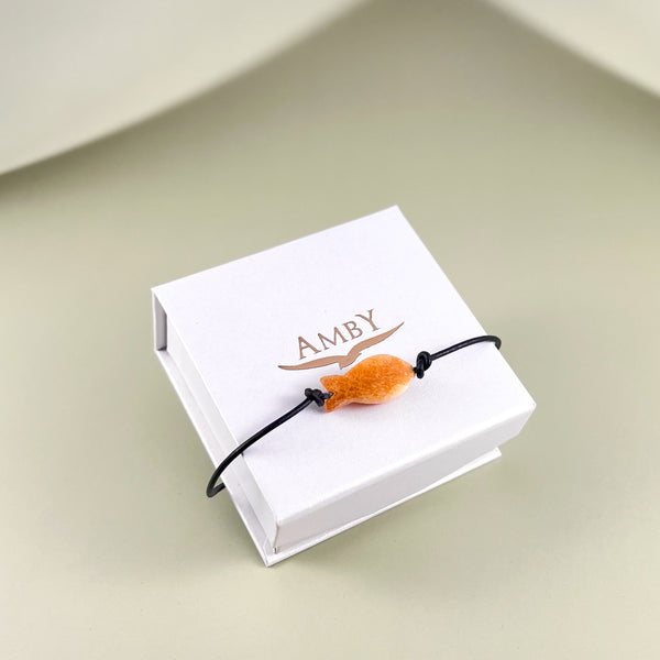 Gintaro apyrankė, dydis reguliuojamas "Auksinė žuvytė"