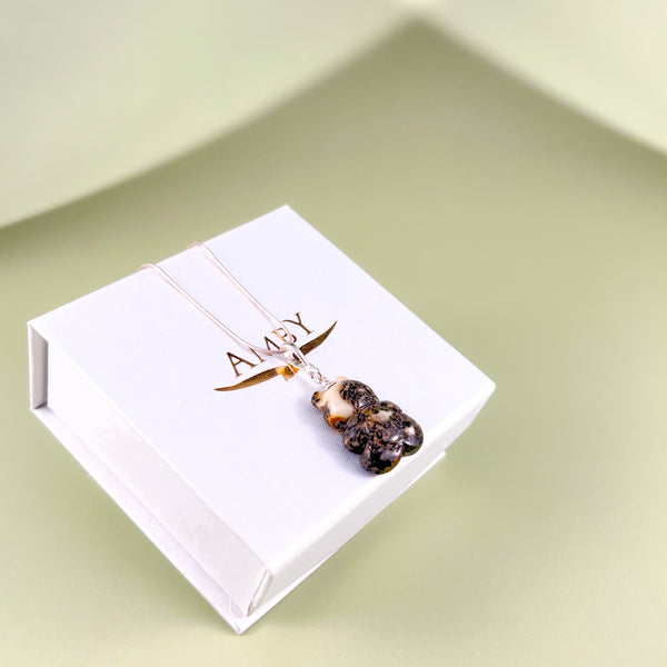 Gintaro pakabukas, sidabras 925 "Žvytruolis"