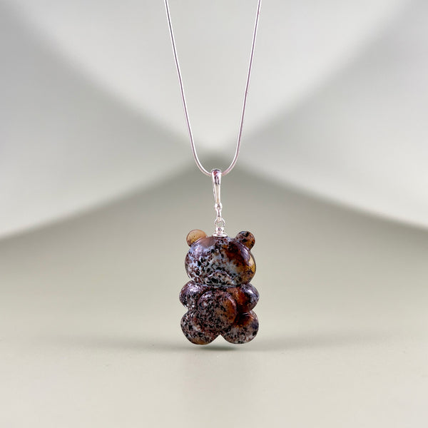 Gintaro pakabukas, sidabras 925 "Murkliukas"