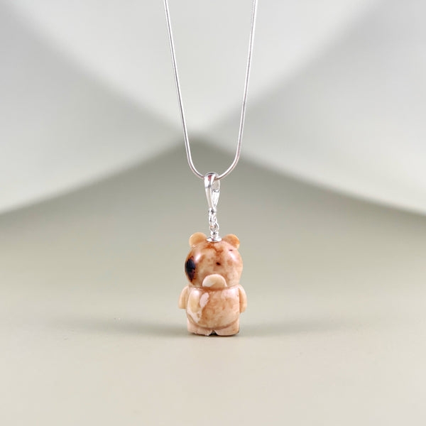 Gintaro pakabukas, sidabras 925 "Tylutis"