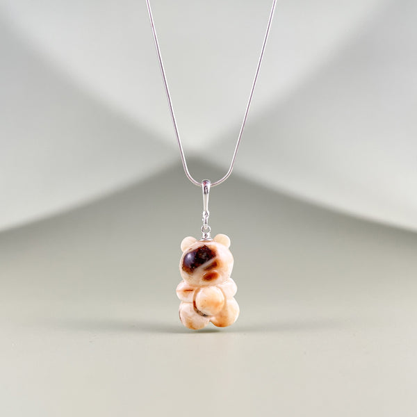 Gintaro pakabukas, sidabras 925 "Blyksnius"