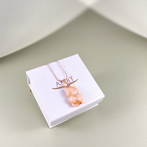 Gintaro pakabukas, auksuotas sidabras 925 "Auksutis"