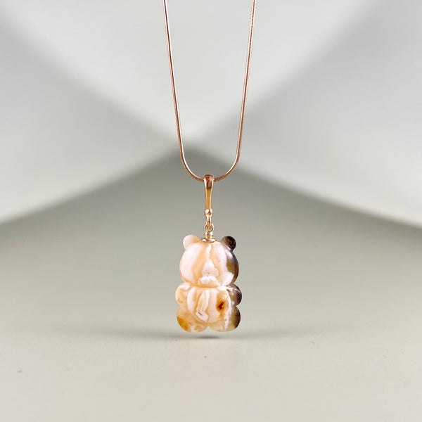 Gintaro pakabukas, auksuotas sidabras 925 "Džiaugsmutis"