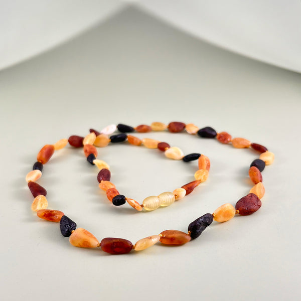 Gintaro vėrinys 70cm "Saulės kelias"