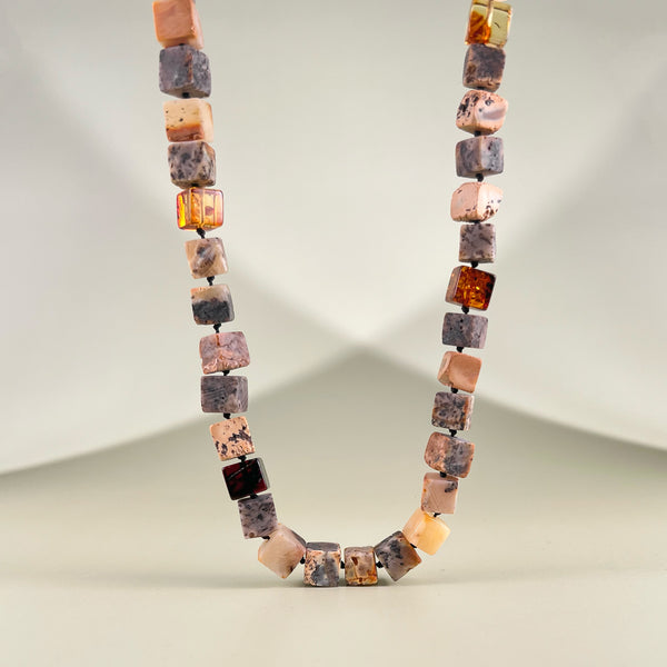 Gintaro vėrinys 51cm "Spalvų žavesys"