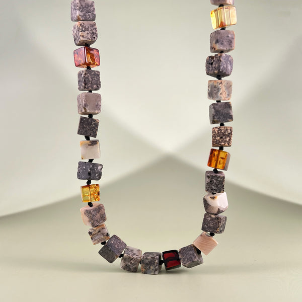 Gintaro vėrinys 48cm "Kuba miksas"