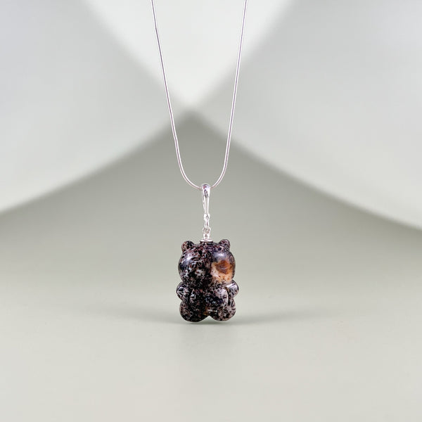 Gintaro pakabukas, sidabras 925 "Mažoji drąsa"