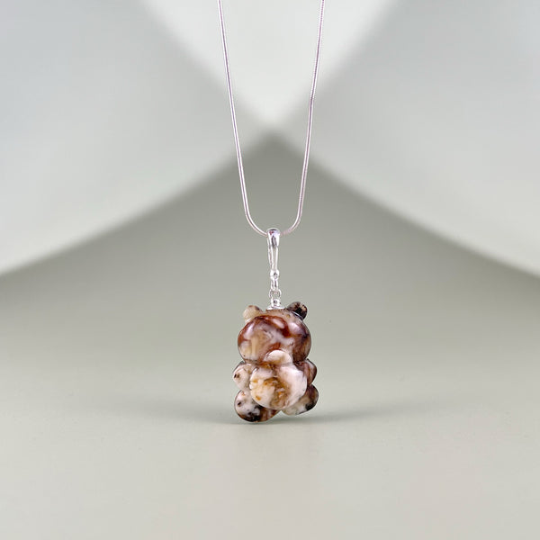 Gintaro pakabukas, sidabras 925 "Draugystė"