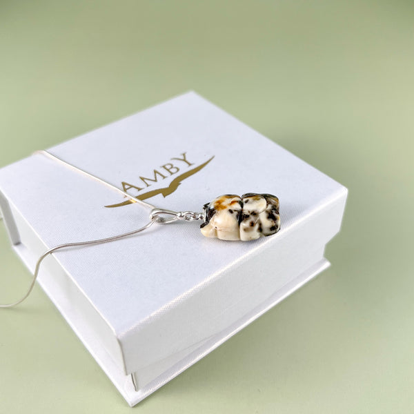 Gintaro pakabukas, sidabras 925 "Sergetojas"