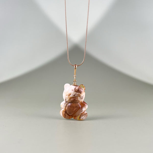 Gintaro pakabukas, auksuotas sidabras 925 "Saulės apkabinimas"