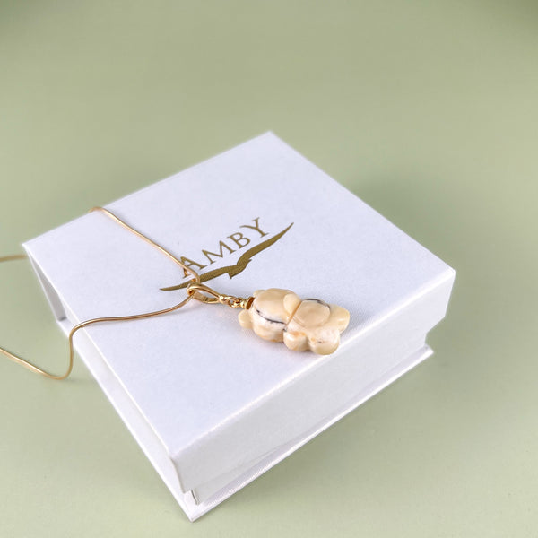 Gintaro pakabukas, auksuotas sidabras 925 "Jaukumo nešėjas"