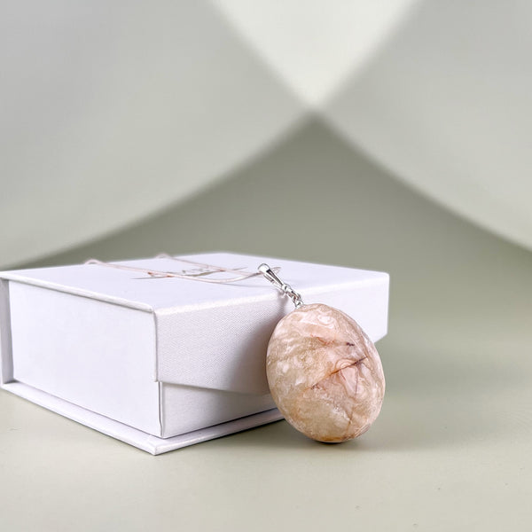 Gintaro pakabukas, sidabras 925 "Švelnumas"