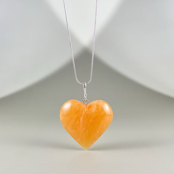 Gintaro pakabukas , sidabras 925 "Auksinė širdis"