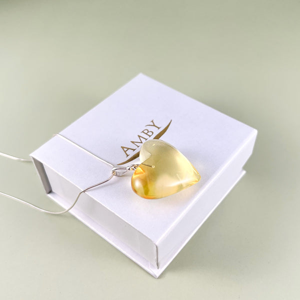 Gintaro pakabukas , sidabras 925 "Kupina džiaugsmo"