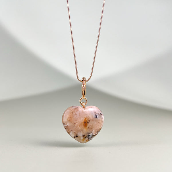 Gintaro širdis, auksuotas sidabras 925 "Pasiilgau"