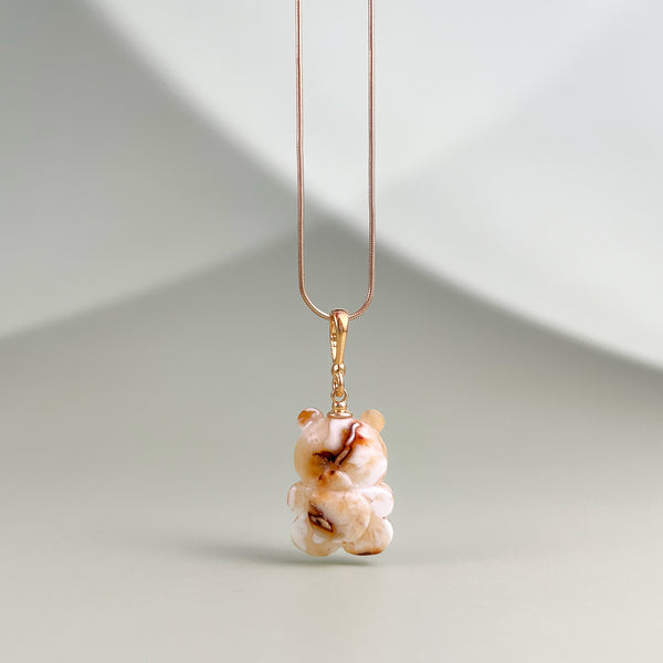 Gintaro pakabukas, auksuotas sidabras 925 "Švyturiukas"