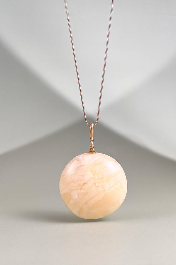 Gintaro pakabukas, auksuotas sidabras 925 "Damos amuletas"