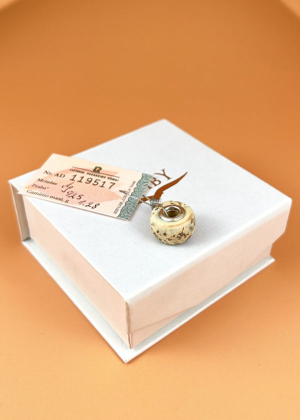 Gintaro pakabukas, išsirinkite sidabras 925 "Troliukai"