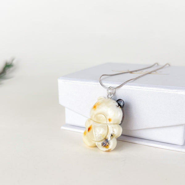 Gintaro pakabukas, sidabras 925 "Baltijos pasaka"