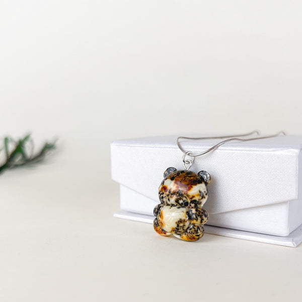 Gintaro pakabukas, sidabras 925 "Amžinas smalsumas"