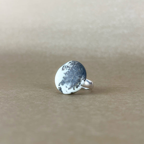 Gintaro žiedas, sidabras 925 "Salynai"