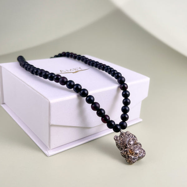 Vaikiškas gintarinis vėrinys 35cm "Pirmasis talismanas"