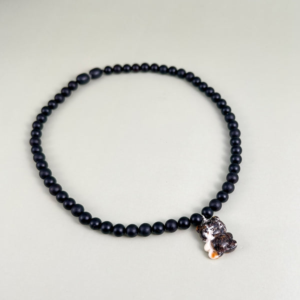 Vaikiškas gintarinis vėrinys 35cm "Laimės sargas"