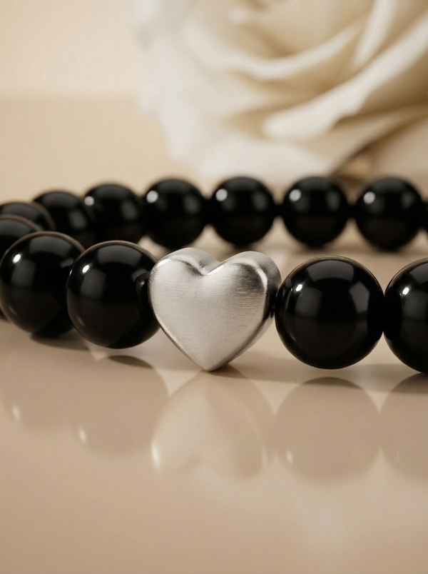 juodo gintaro apyranke_1